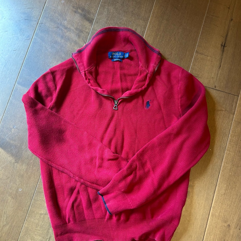 Polo by Ralph Lauren Men's Red Sweater